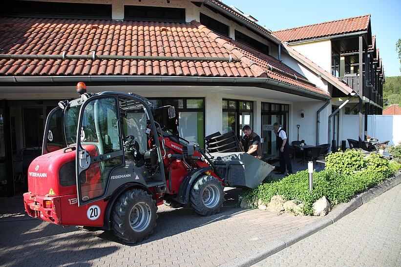 Weidemann Hoftrac 1370 im Einsatz