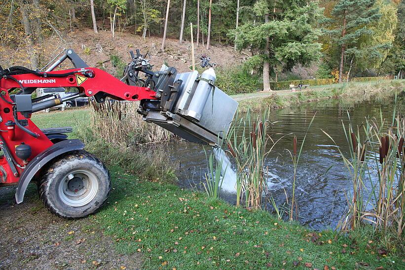 Weidemann Hoftrac 1770 im Einsatz