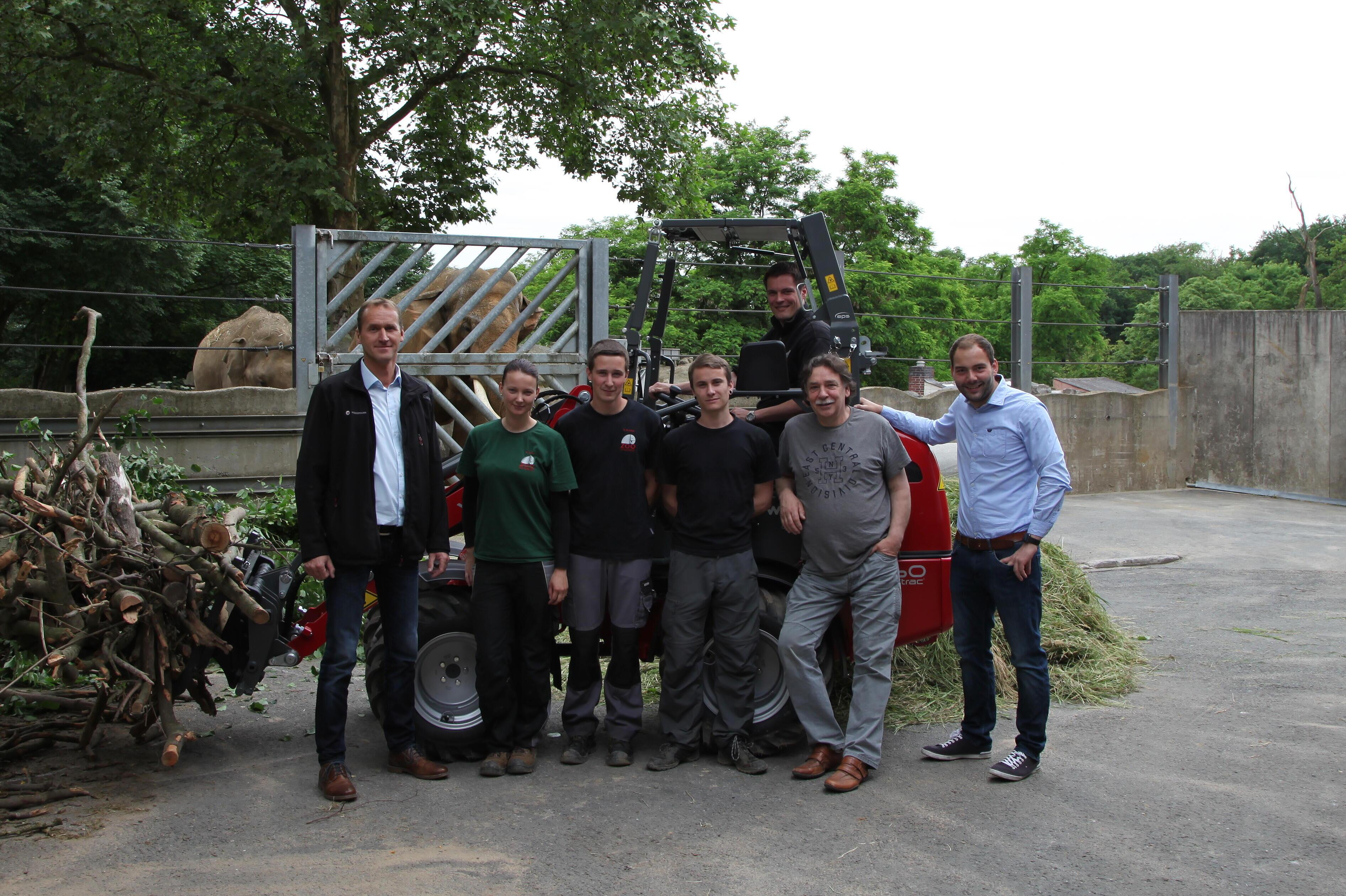 Weidemann 1160 eHoftrac im Einsatz