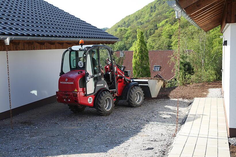 Weidemann Hoftrac 1370 im Einsatz