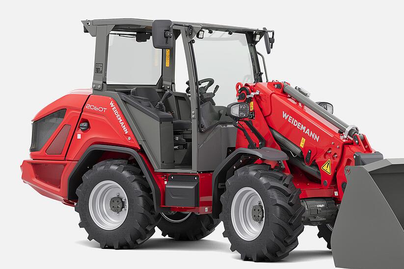 Weidemann telescopic wheel loader 2060T in studio, Overhead guard