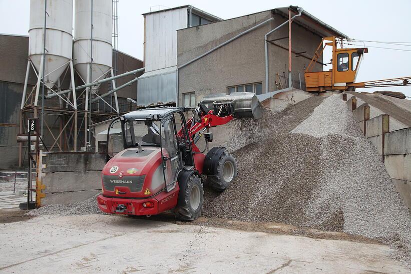 Weidemann Radlader 3080LP im Einsatz