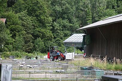 Weidemann 1160 eHoftrac im Einsatz