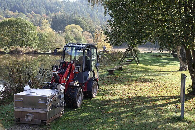 Weidemann Hoftrac 1770 im Einsatz