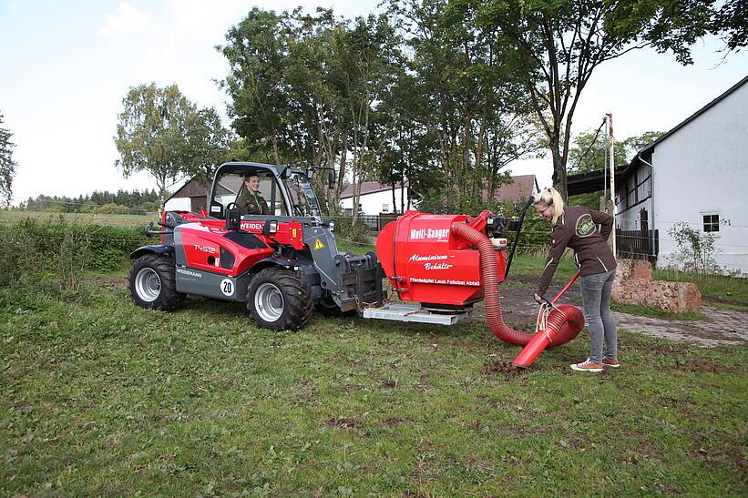 Weidemann Teleskoplader T4512 im Einsatz