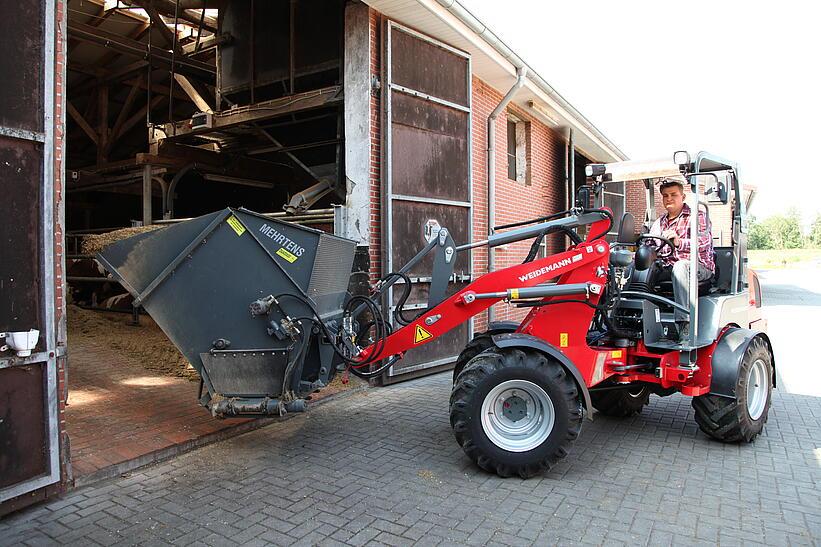 Weidemann Hoftrac 1370 im Einsatz