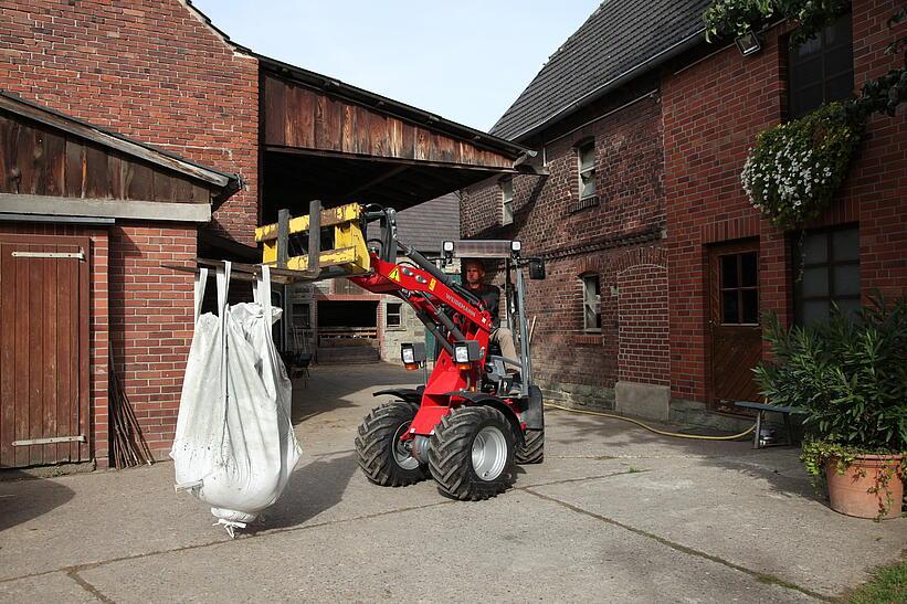 Weidemann 1160 eHoftrac im Einsatz