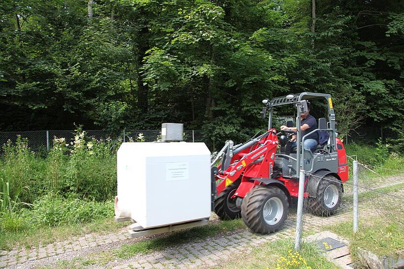 Weidemann 1160 eHoftrac im Einsatz