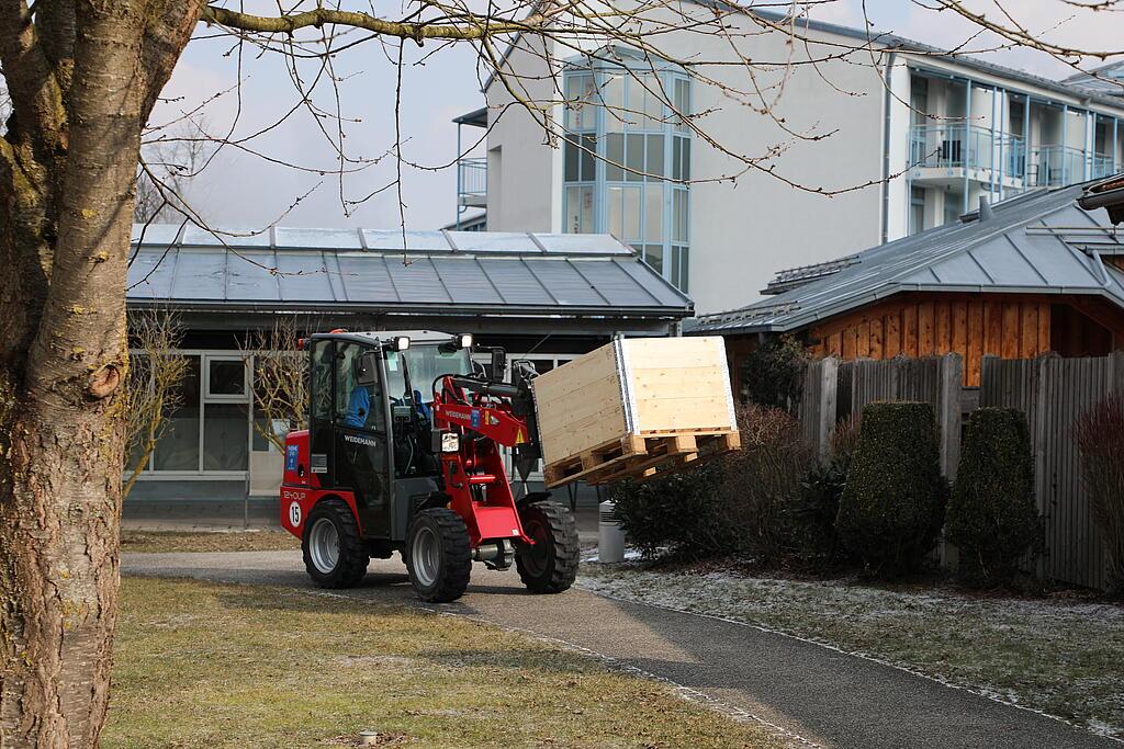 Weidemann Hoftrac 1240LP im Einsatz