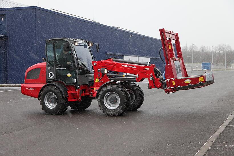 Weidemann Teleskopradlader 4080T im Einsatz