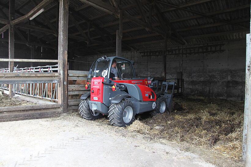 Weidemann Teleskoplader T4512 im Einsatz