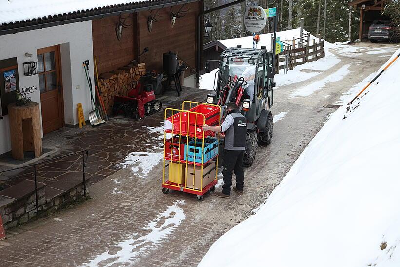 Weidemann Hoftrac 1280 im Einsatz