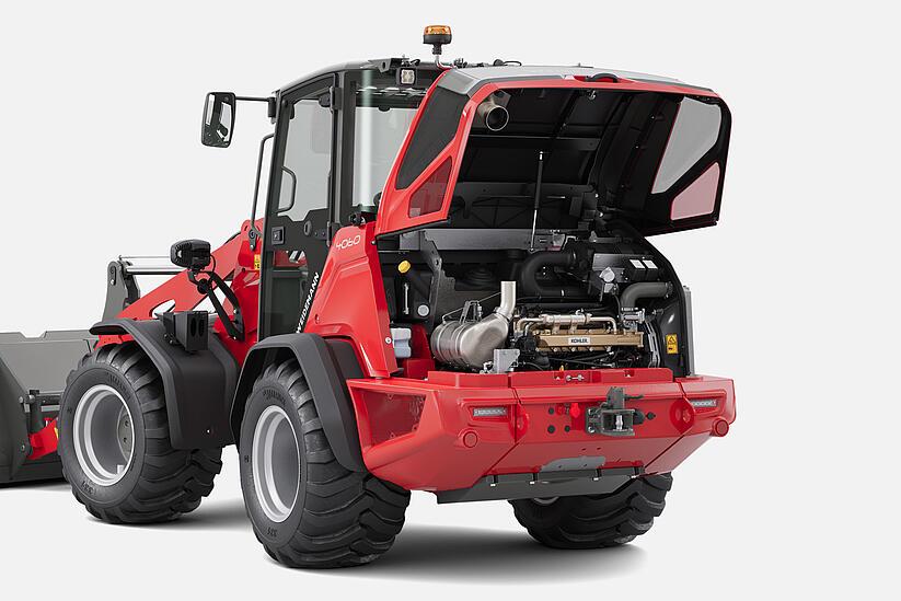 Weidemann wheel loader 4060 in studio, Equipment