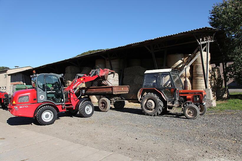 Weidemann Radlader 3070 im Einsatz