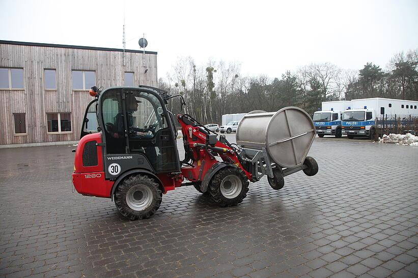 Weidemann Hoftrac 1280 im Einsatz