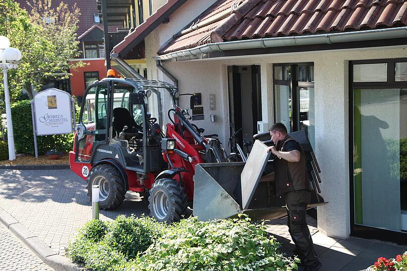 Weidemann Hoftrac 1370 im Einsatz