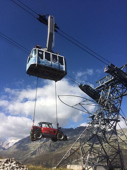 Weidemann Teleskoplader T5522 im Einsatz