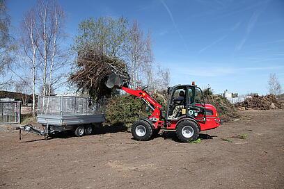 Weidemann Radlader 3070 CX80 im Einsatz