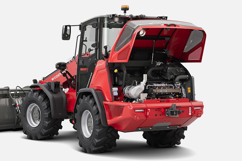 Weidemann telescopic wheel loader 3060T in studio, Telescopic wheel loader