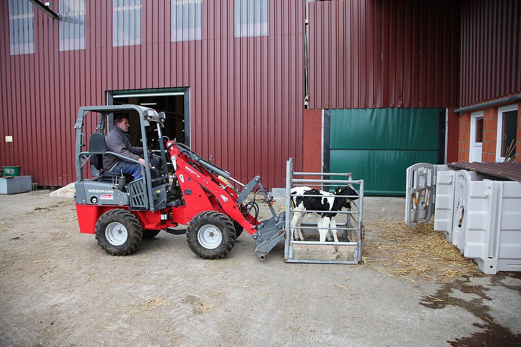 Weidemann Hoftrac 1140 im Einsatz