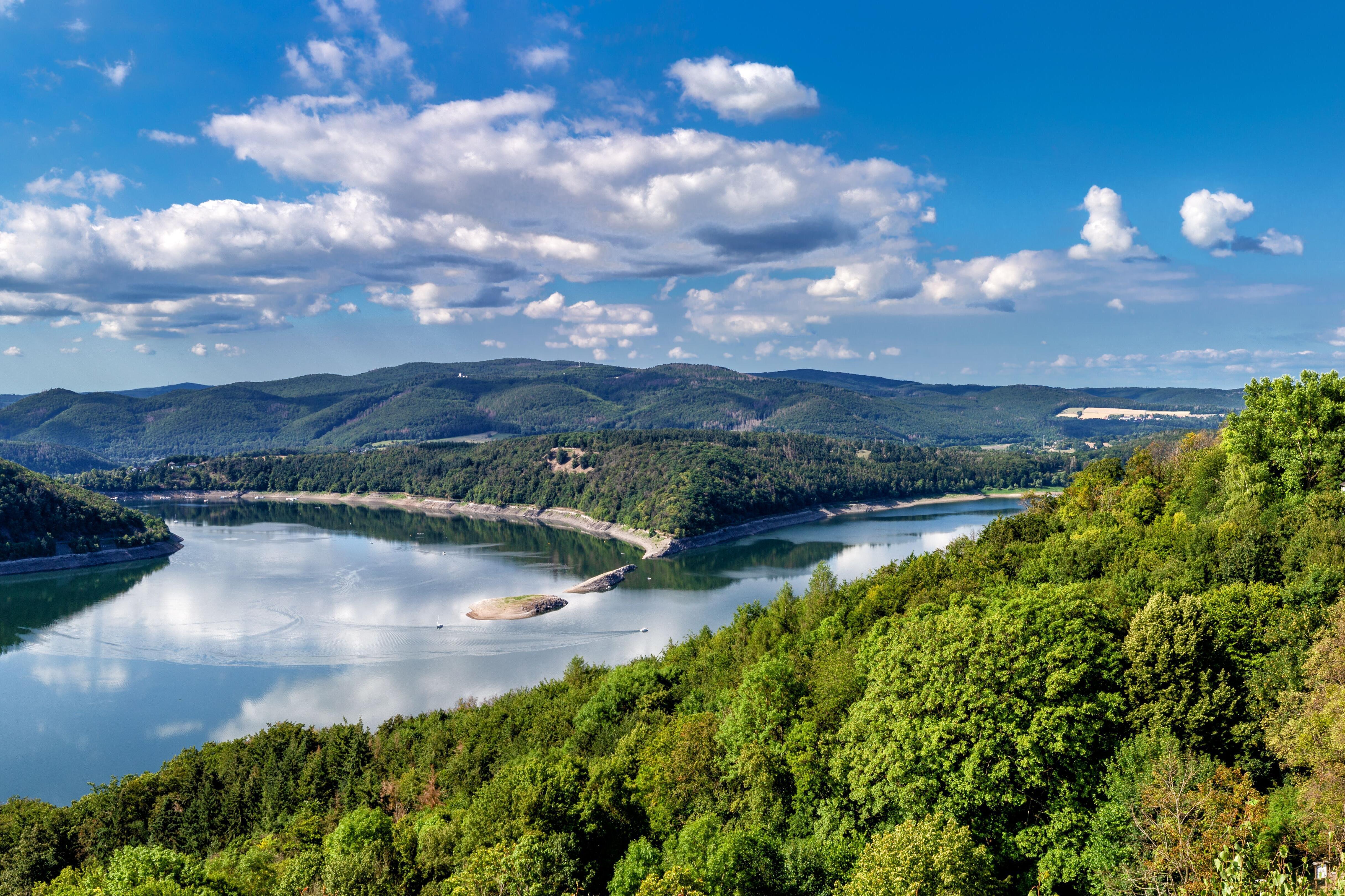 Blick auf den Edersee