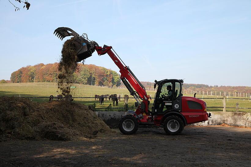 Weidemann Teleskopradlader 5080T im Einsatz