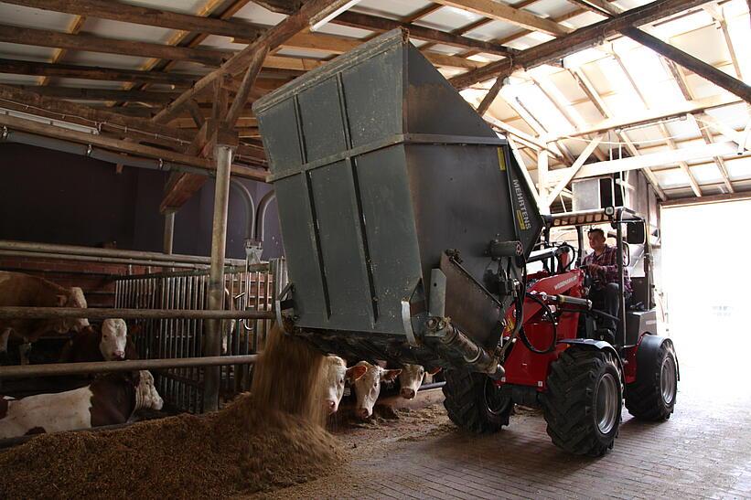 Weidemann Hoftrac 1370 im Einsatz