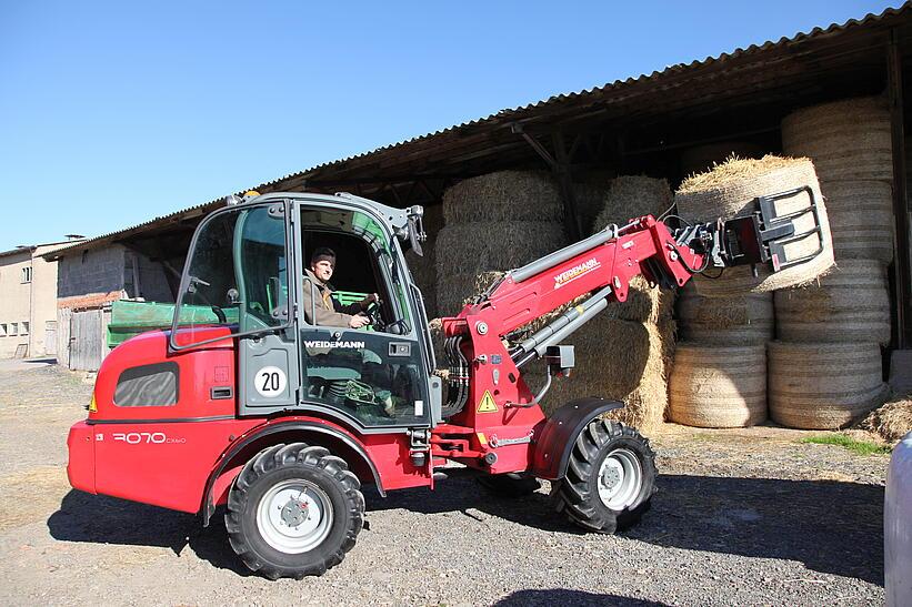 Weidemann Teleskopradlader 3070T im Einsatz