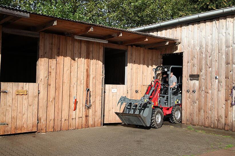 Weidemann Hoftrac 1140 im Einsatz