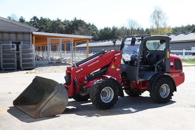 Weidemann Teleskopradlader 2070CX50 LPT im Einsatz