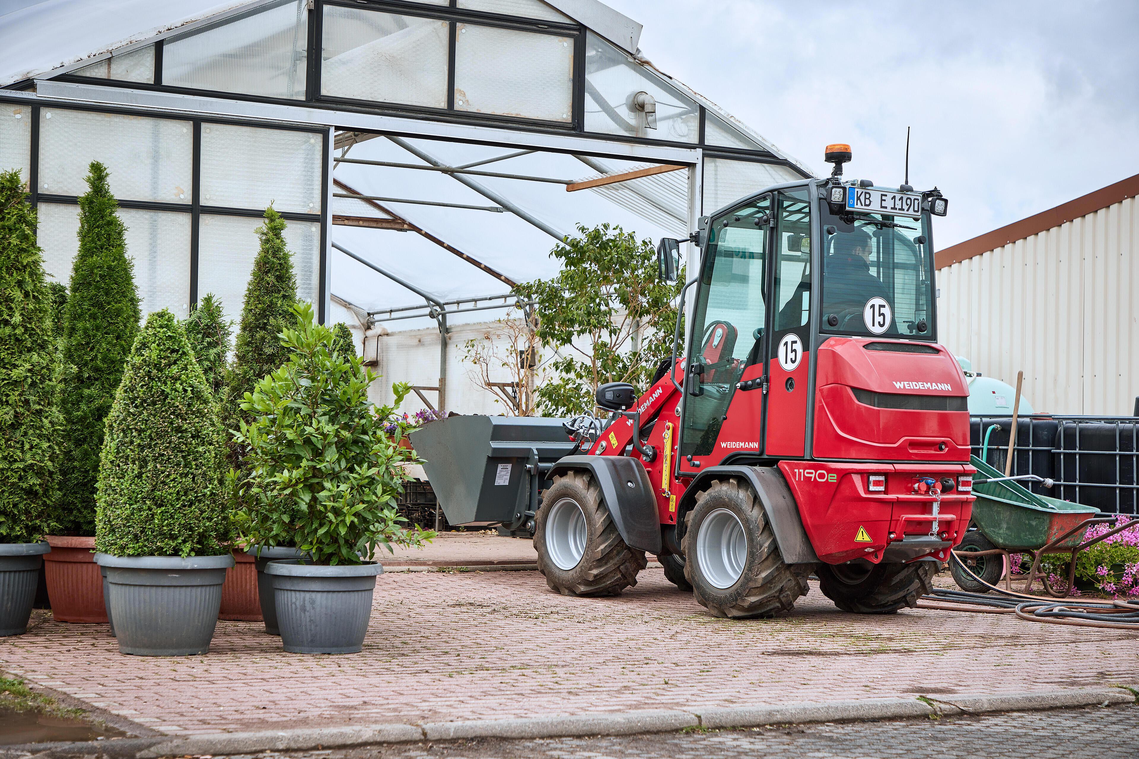 Weidemann Hoftrac 1190e im Einsatz