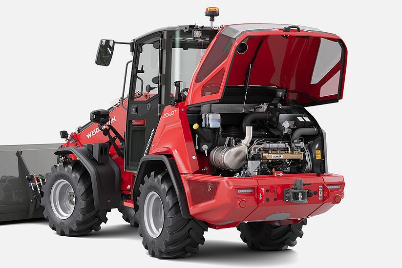 Weidemann telescopic wheel loader 2060T in studio, Equipment