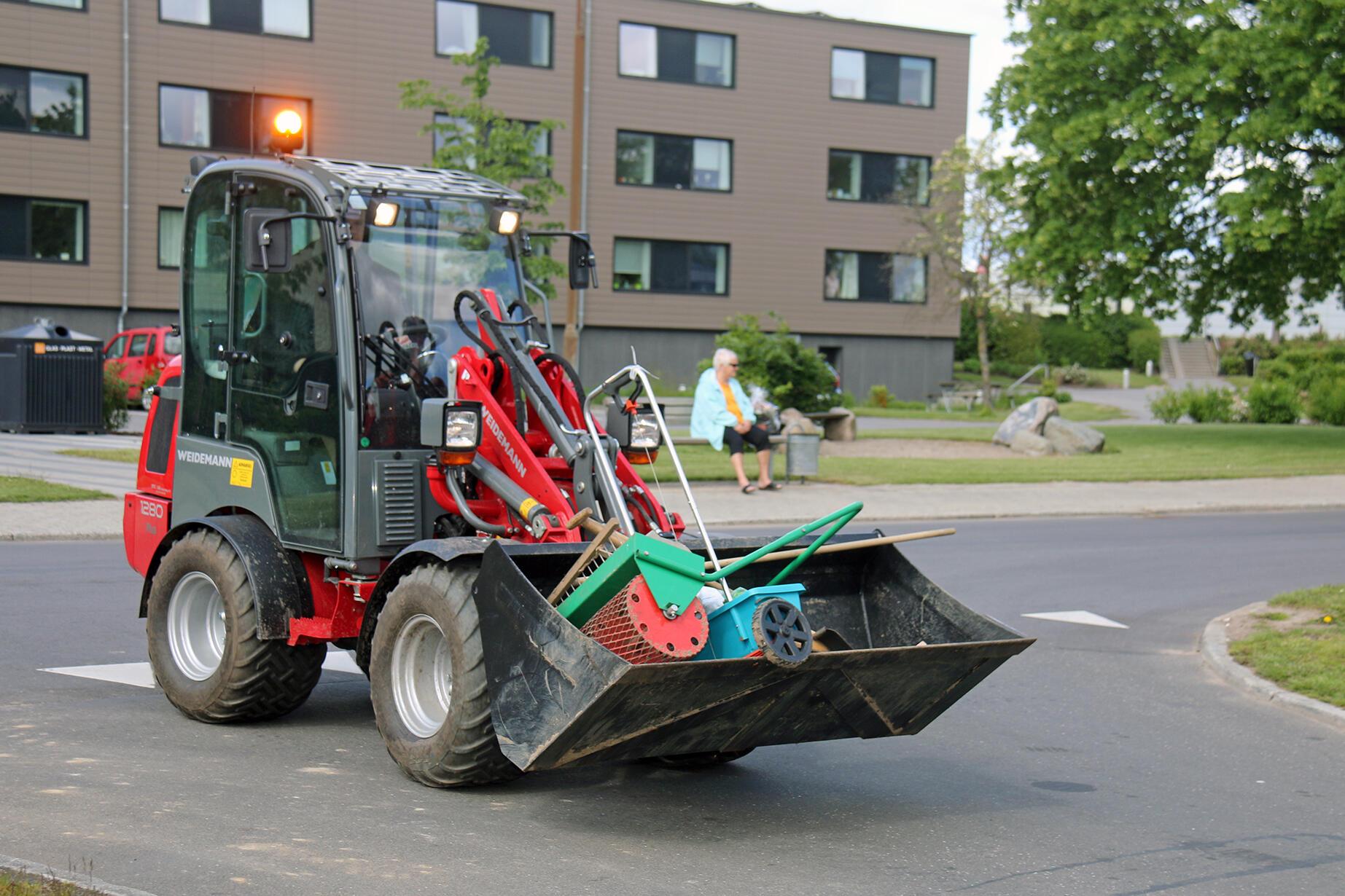 Weidemann Hoftrac 1280 im Einsatz