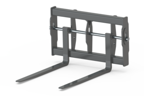 Weidemann attachment Pallet forks, forks floating