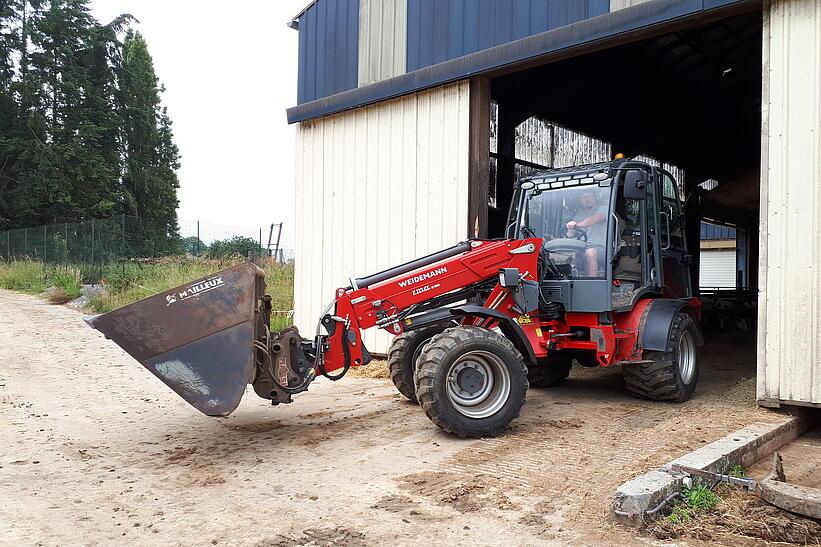 Weidemann Teleskopradlader 5080T im Einsatz