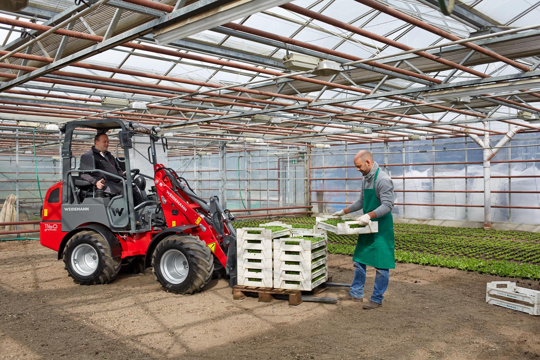 Weidemann Hoftrac 1160e im Einsatz