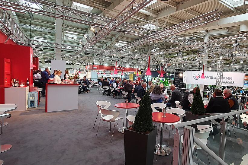 Weidemann Messestand Agritechnica 2023 Blick auf die Empore