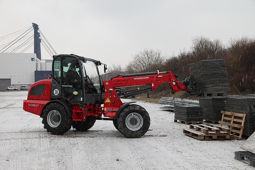 Weidemann Teleskopradlader 4080T im Einsatz