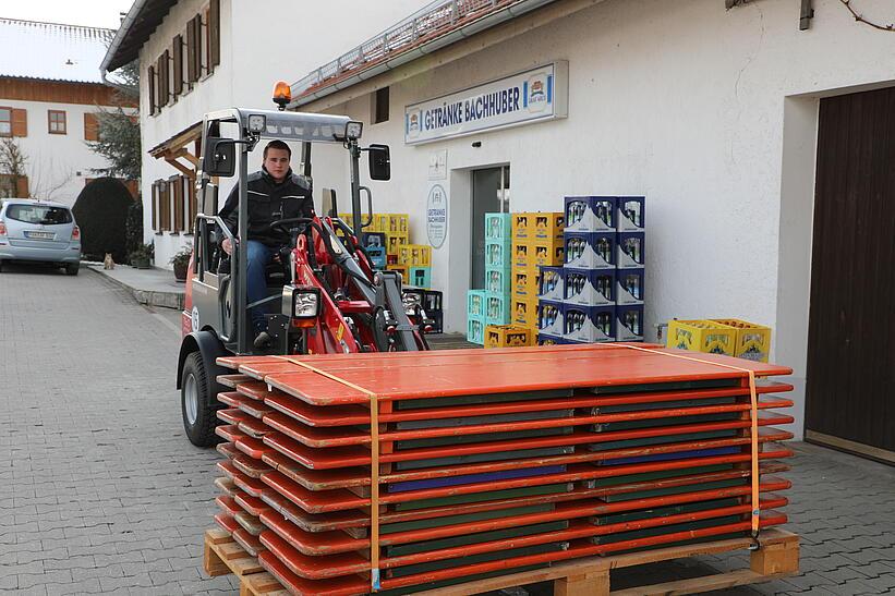 Weidemann 1160 eHoftrac im Einsatz