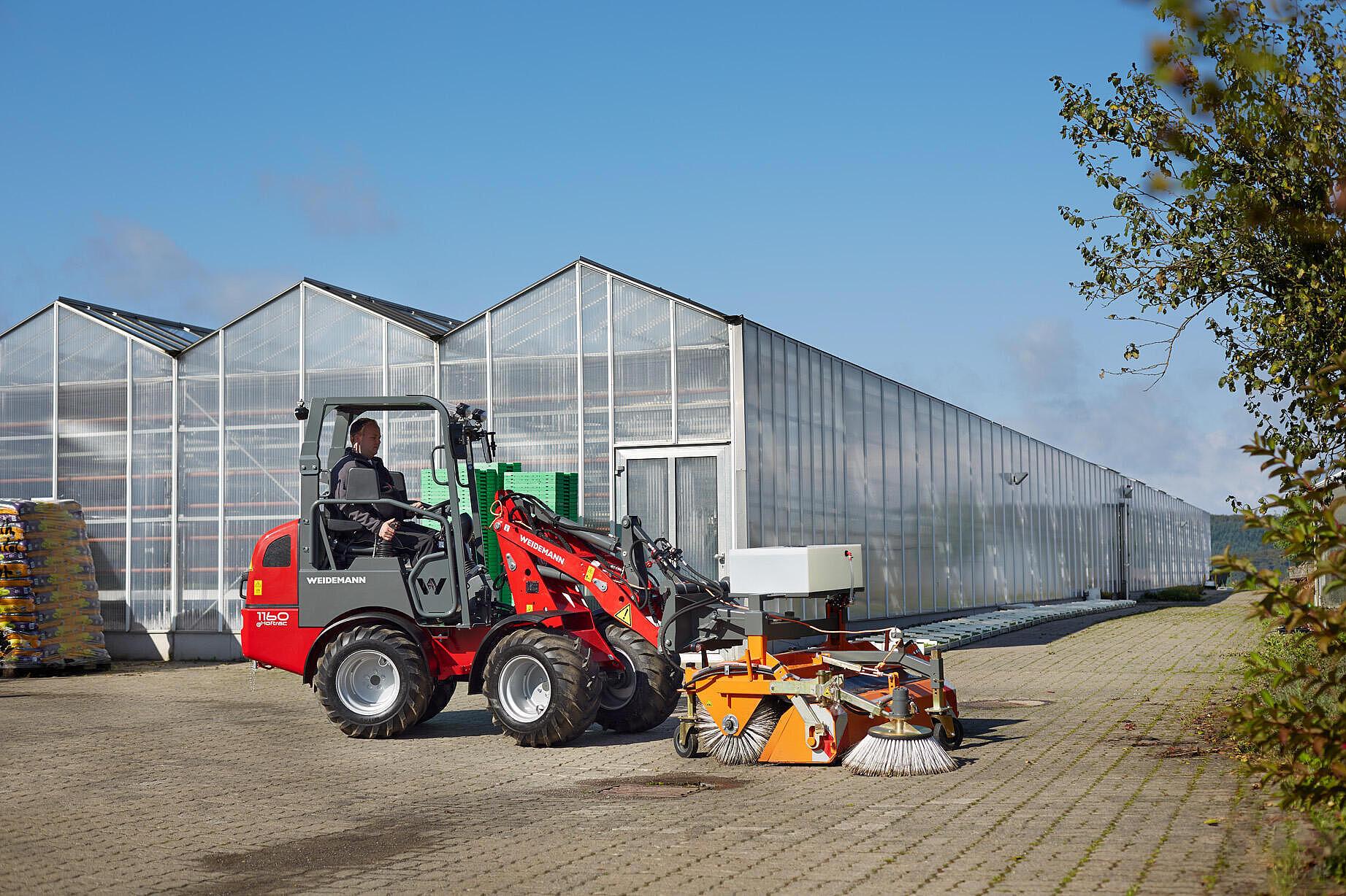 Weidemann Hoftrac 1160e im Einsatz