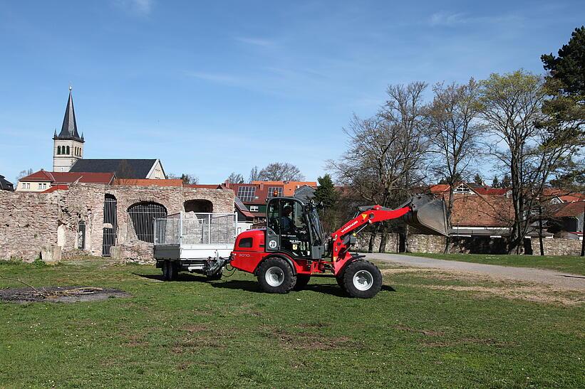 Weidemann Radlader 3070 CX80 im Einsatz