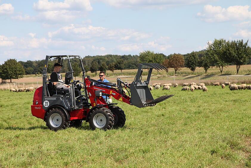 Weidemann 1160 im Einsatz