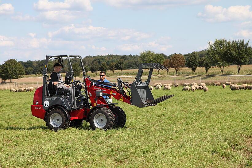 Weidemann Hoftrac 1160 im Einsatz