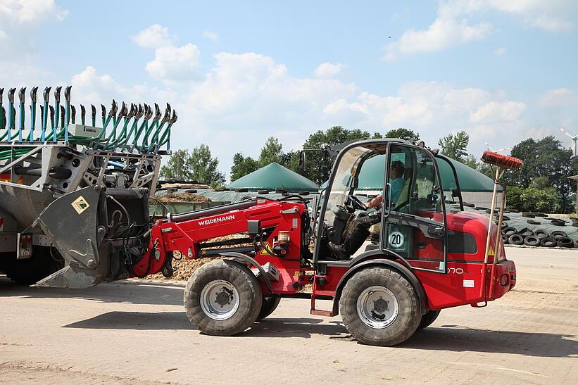 Weidemann Teleskopradlader 3070T im Einsatz