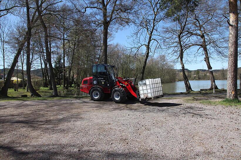 Weidemann Radlader 3070 CX80 im Einsatz