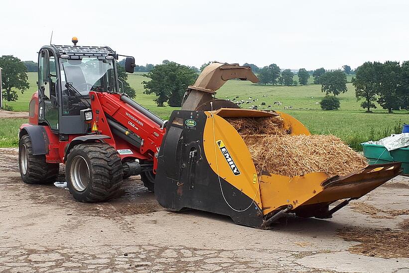 Weidemann Teleskopradlader 5080T im Einsatz