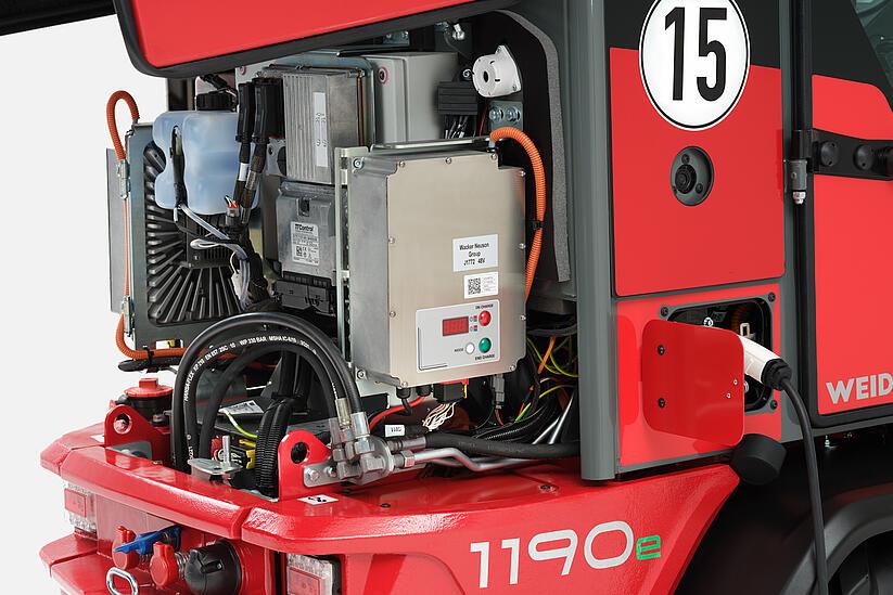 Weidemann Hoftrac 1190e, Battery-Management-System