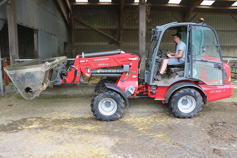 Weidemann Teleskopradlader 5080T im Einsatz