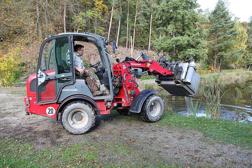 Weidemann Hoftrac 1770 im Einsatz