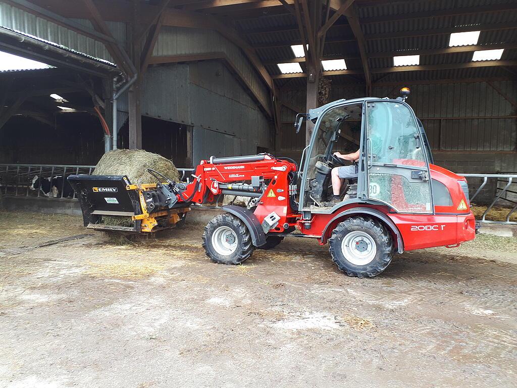 Weidemann Teleskopradlader 5080T im Einsatz